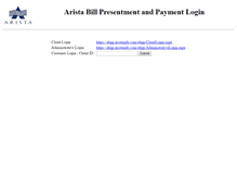 Tablet Screenshot of abpp.aristainfo.com